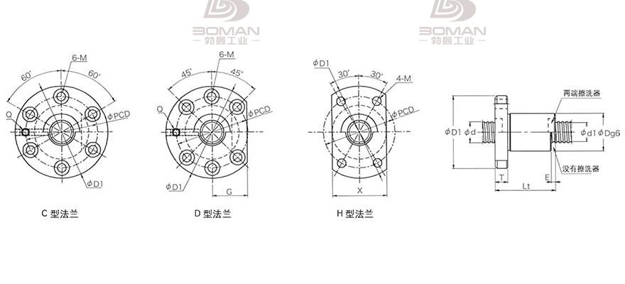 KURODA GD1203JS-HDPR 黑田丝杆型号规格