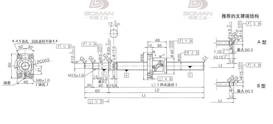 KURODA GP2005DS-BALR-0605B-C3S 黑田丝杆和THK哪个好