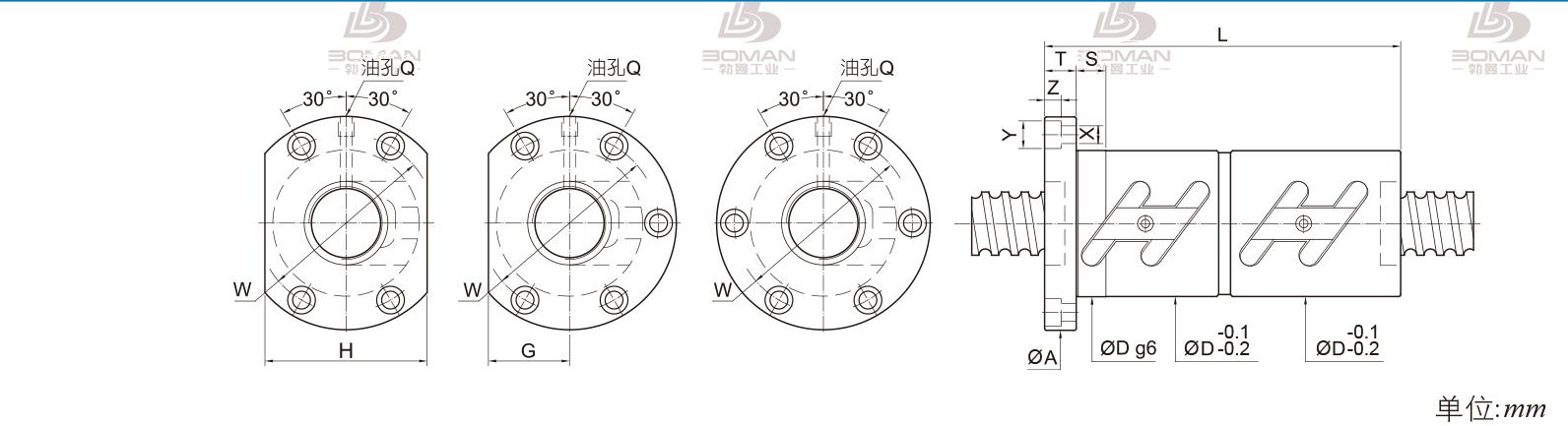 PMI FDWC3210-5 pmi丝杆维修视频