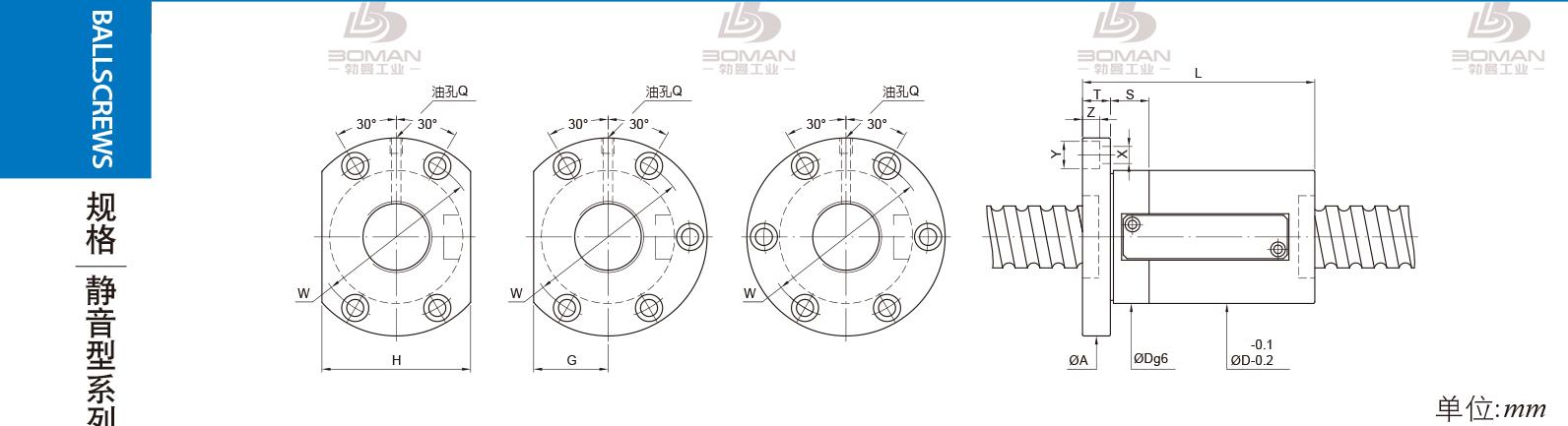 PMI FSWS4510-3.5 pmi滚珠丝杠生产商家