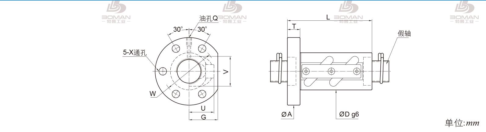 PMI FSVW2510F-2.5P pmi滚珠丝杆滑台价格