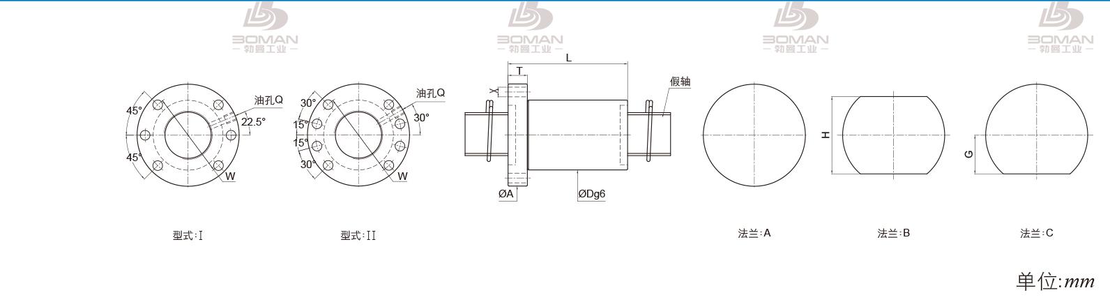 PMI FSDW1404A-3.0P pmi 滚珠丝杠总经销