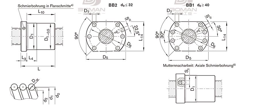 REXROTH R1552 tsk滚珠丝杠副