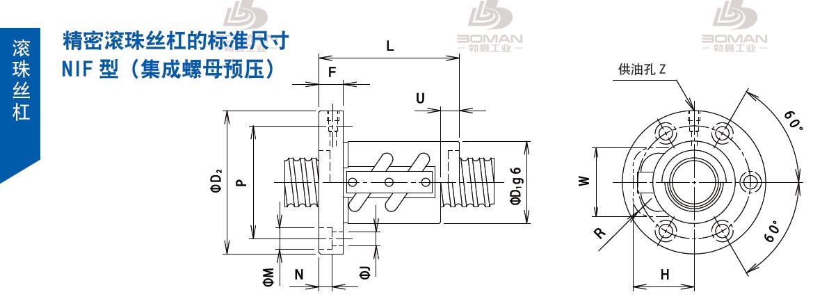 TSUBAKI 36NIFJ10 tsubaki数控丝杆螺母