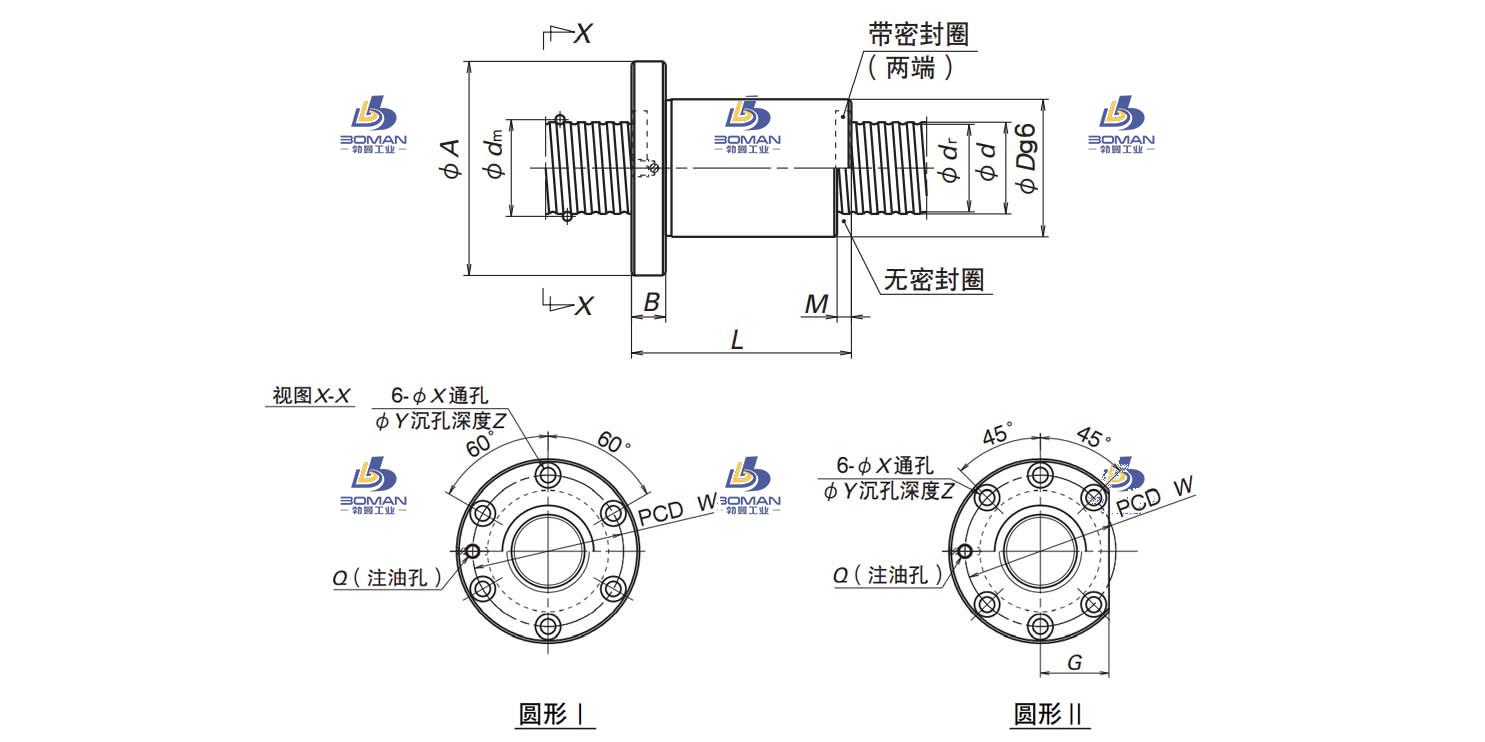SFD10020-4-NSK DFD滚珠丝杠