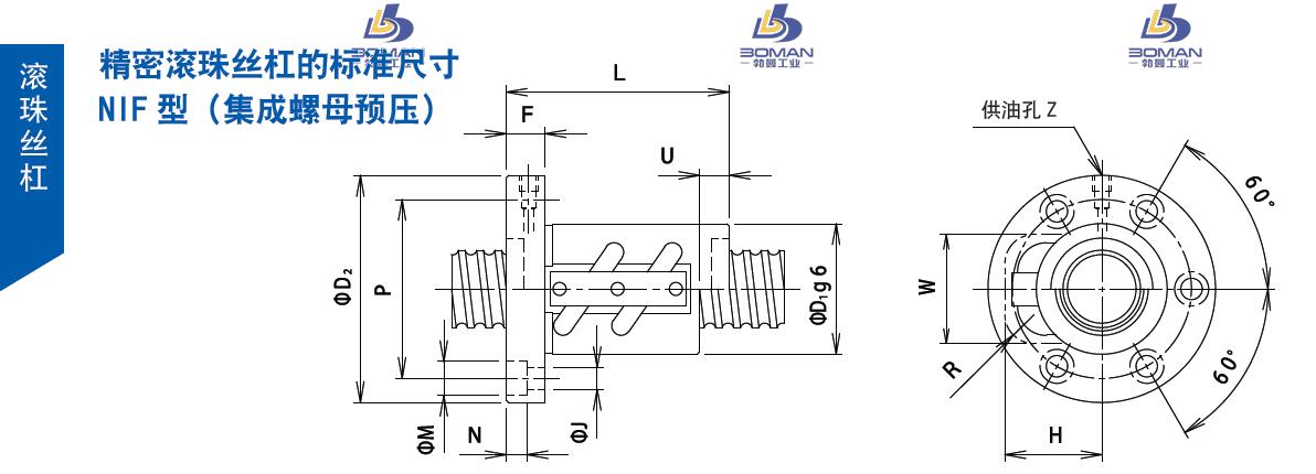 TSUBAKI 32NIFC5 tsubaki 丝杠